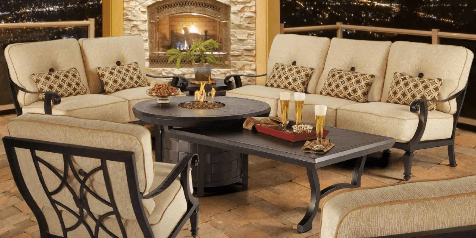 Cast Aluminum Deep Seating